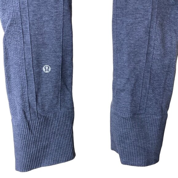Lululemon Athletica Ebb To Street Pant Grey Sz. 4 Ribbed Stretch - Picture 4 of 11